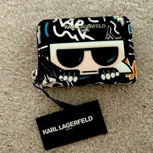 Karl Lagerfeld Compact Zip Wallet